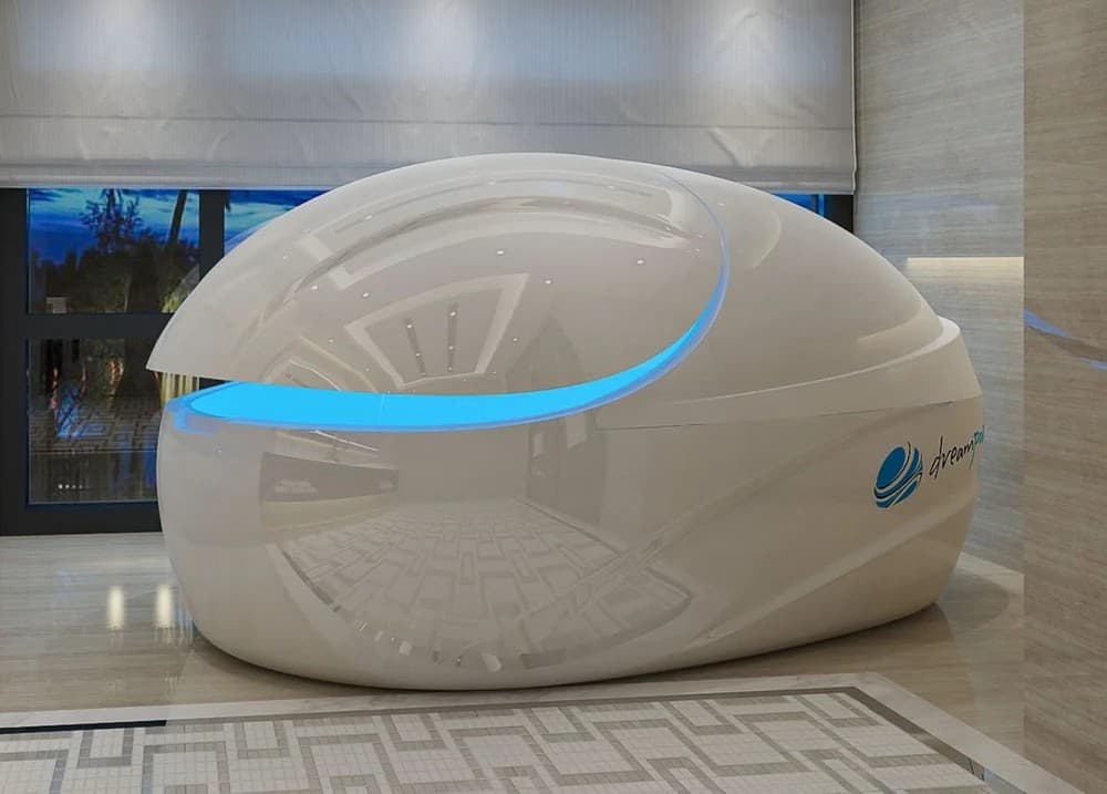 Professional relaxation and therapy pod
