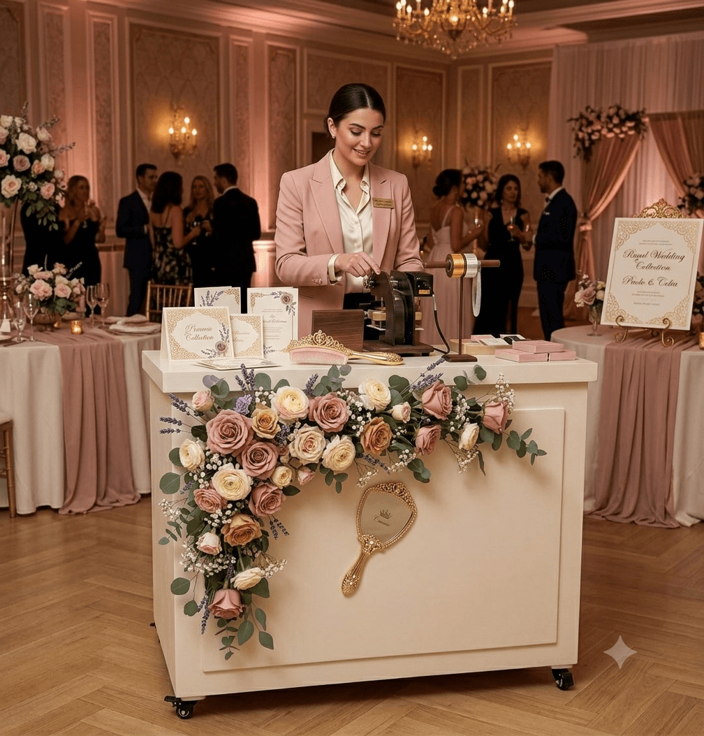 Fully Equipped Thermal Stamping Cart