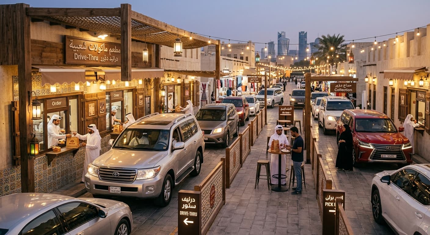 Restaurant in Legtaifiya Night Market