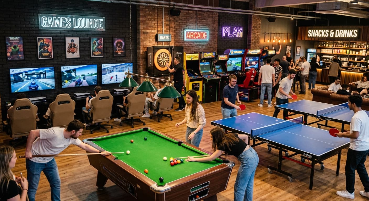 gaming lounge