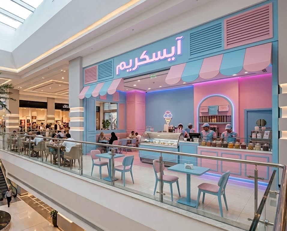 Ice Cream Shop in Lusail
